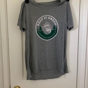 Large, Cozy Smokey the Bear T-Shirt